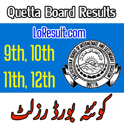 Quetta board result 2024