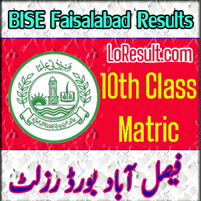Faisalabad Board 10th class result 2024