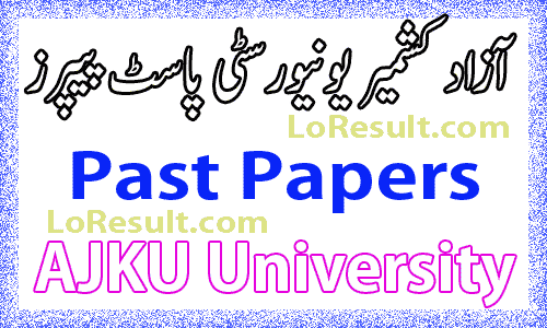 AJK University Past Papers 2023