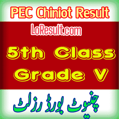 Chiniot Board class 5 result 2024