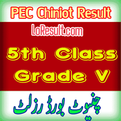 Chiniot Board class 5 result 2025