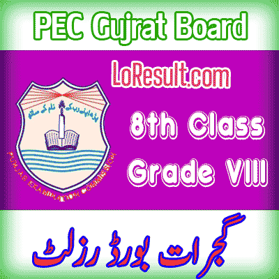 Gujrat Board class 8 result 2024