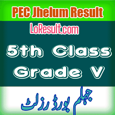 Jhelum Board class 5 result 2024