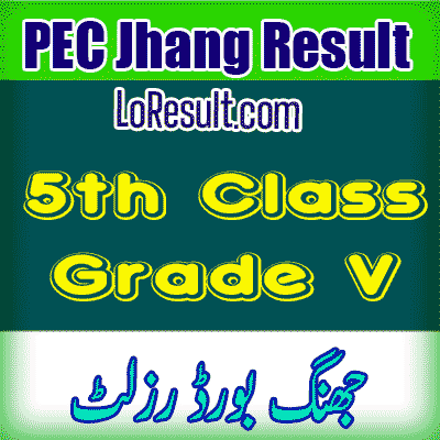 Jhang Board class 5 result 2024