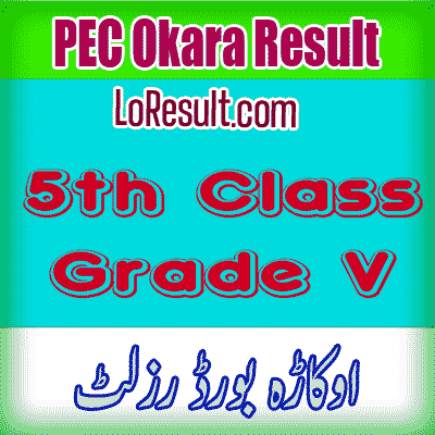 Okara Board class 5 result 2024