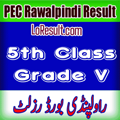 Rawalpindi Board class 5 result 2024