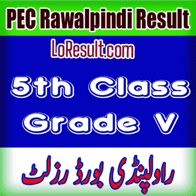 Rawalpindi Board class 5 result 2025