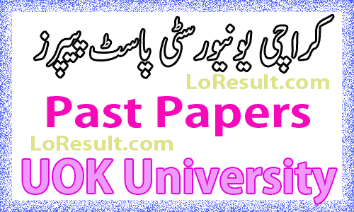 Karachi University Past Papers 2023