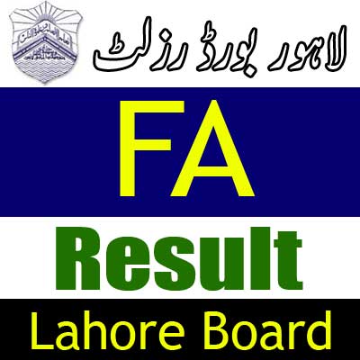 Lahore Board FA result 2025
