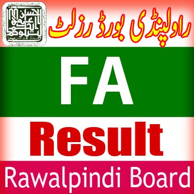 Rawalpindi Board FA result 2024