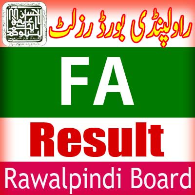Rawalpindi Board FA result 2025