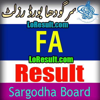 Sargodha Board FA result 2024