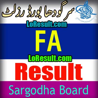 Sargodha Board FA result 2025