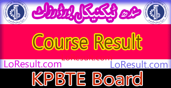 Sindh Board of Technical Education Courses result 2024