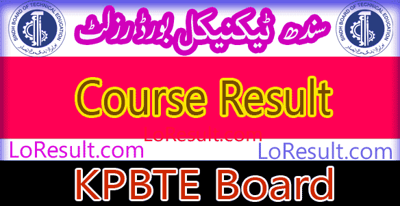 Sindh Board of Technical Education Courses result 2025