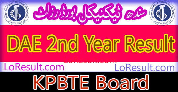Sindh Board of Technical Education DAE 2nd Year result 2025