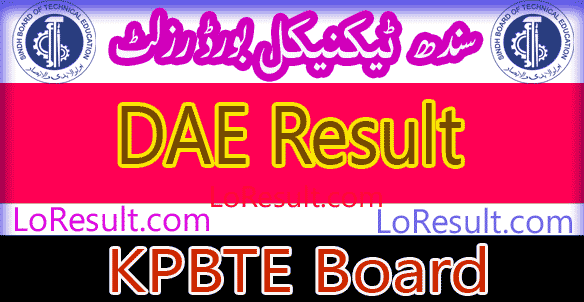 Sindh Board of Technical Education DAE result 2025