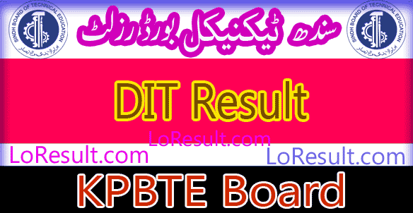 Sindh Board of Technical Education DIT result 2024