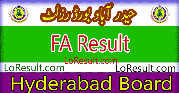 Hyderabad Board FA result 2024