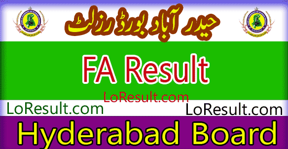 Hyderabad Board FA result 2025