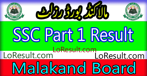 Malakand Board SSC Part 1 result 2024
