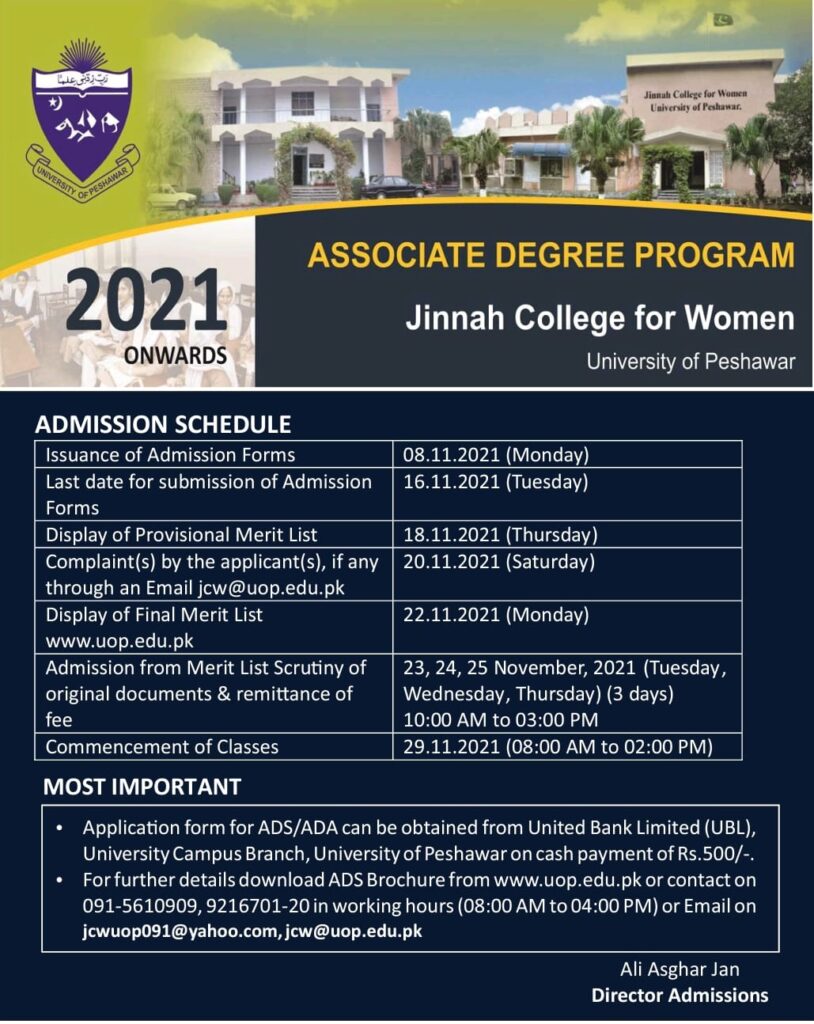 Jinnah College Admissions
