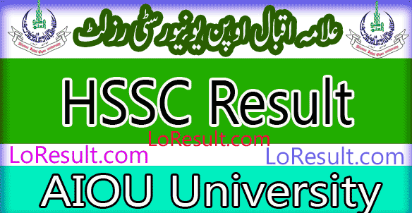 AIOU HSSC FSC I.com ICS autumn result 2024