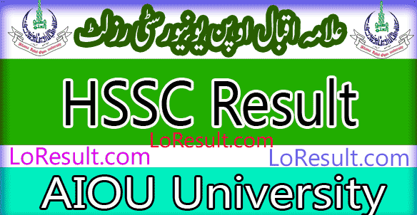 AIOU HSSC FSC I.com ICS spring result 2024