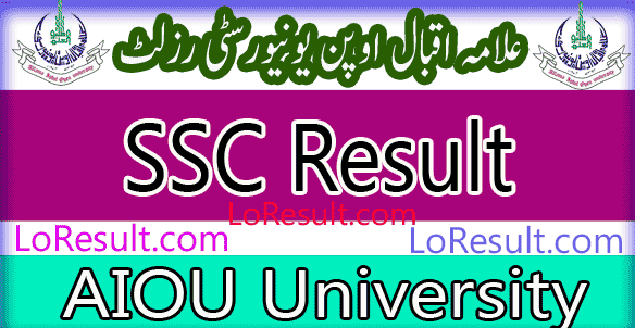 AIOU 9th 10th Matric result 2024