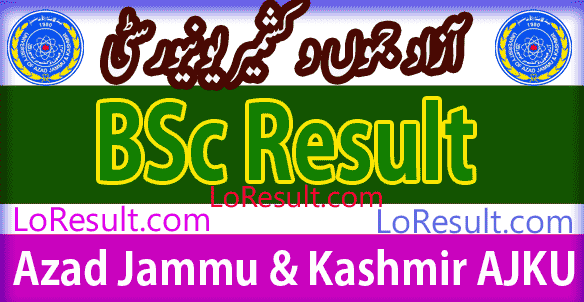 BSc Part 1 and 2 result 2024 AJKU