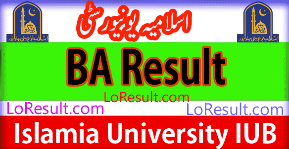 BA Part 1 and 2 result 2025 IUB