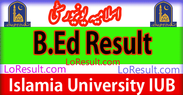 B.Ed Part 1 and 2 result 2024 IUB