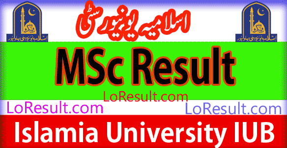 MSc Part 1 and 2 result 2024 IUB