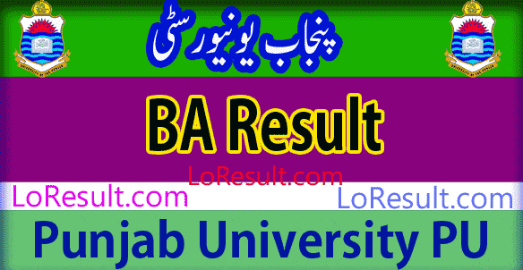 BA Part 1 and 2 result 2024 PU
