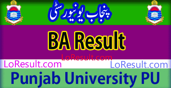 BA Part 1 and 2 result 2025 PU