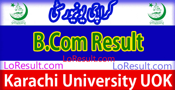 B.Com Part 1 and 2 result 2025 UOK