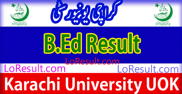B.Ed Part 1 and 2 result 2024 UOK