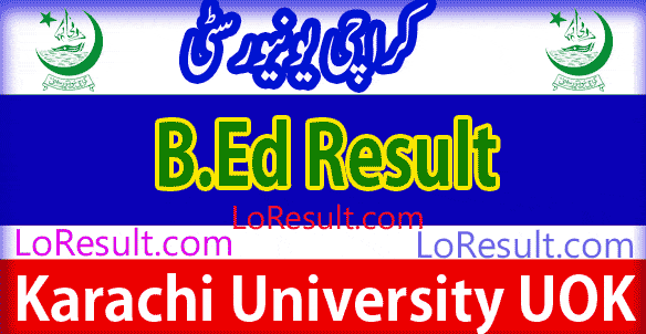 B.Ed Part 1 and 2 result 2025 UOK