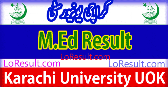 MEd Part 1 and 2 result 2024 UOK