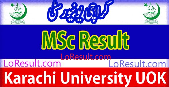 MSc Part 1 and 2 result 2025 UOK