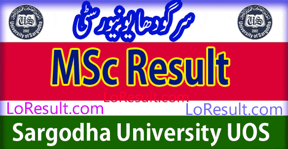 MSc Part 1 and 2 result 2025 UOS