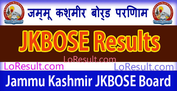 JKBOSE Board Results 2025