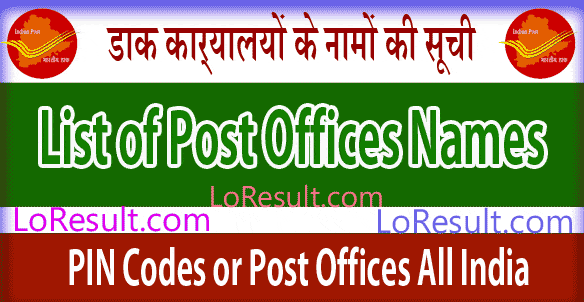 List of Post office Names of Uttar Pradesh Agra Starting with Alphabet I