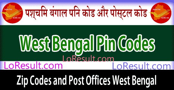 West Bengal Pin Code and Post Offices List
