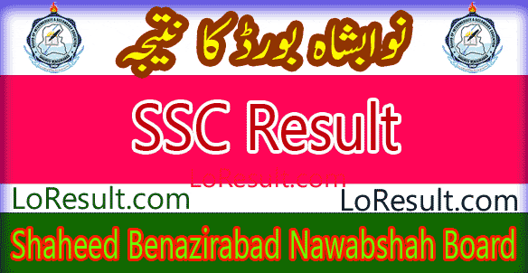 Nawabshah SBA Board SSC result 2024