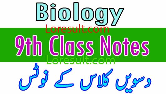 9th Biology Class Notes