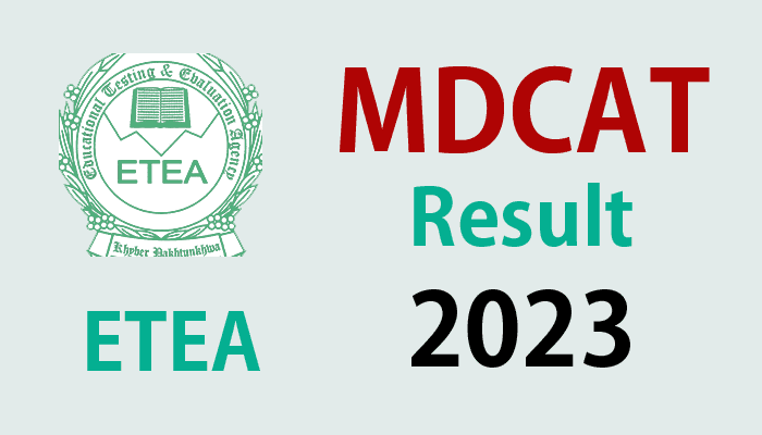 ETEA MDCAT 2023 Result KPK